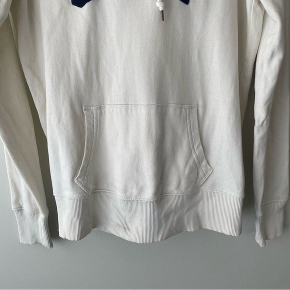 GAP Logo Hoodie 100% Cotton White Womens Size Small - Picture 5 of 7